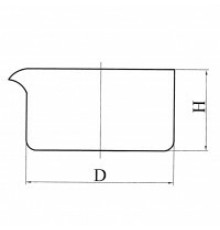 Чаша кристаллизационная ЧКЦ-1-125