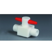 Кран двухходовой Bohlender O 8 мм, GL25, PTFE (Артикул E 684-25)