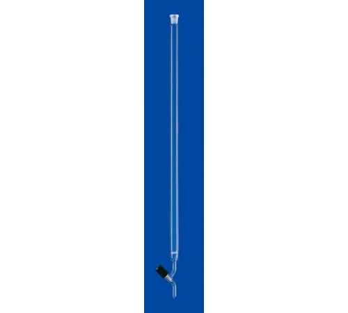 Хроматографическая колонка Lenz 400 мм, 125 мл, NS29/32, с фриттой, PTFE игольчатый кран, стекло