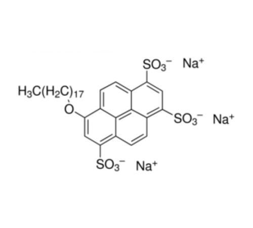Тринатриевая соль 8-октадецилоксипирен-1,3,6-трисульфоновой кислоты, подходящая для флуоресценции, 98,0% (ТСХ) Sigma 74758