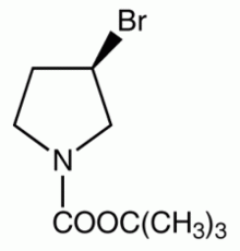 (R) - (-) - 1-Вос-3-бромпирролидин, 95%, Alfa Aesar, 250 мг