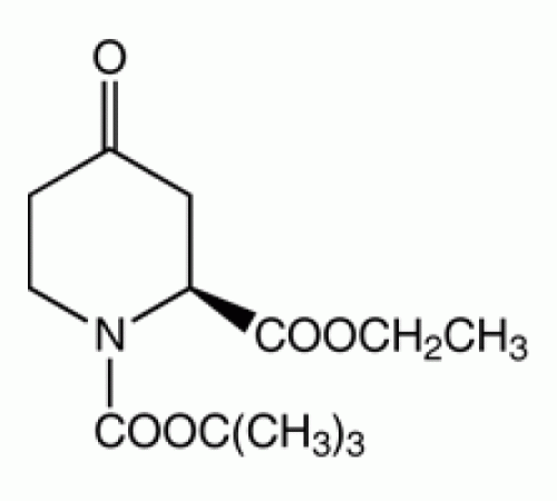 Этиловый эфир (S) - (-) - 1-Вос-4-оксопиперидин-2-карбоновой кислоты, 95%, Alfa Aesar, 1г