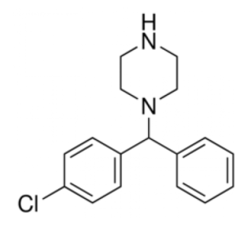 1-(4-хлорбензгидрил)пиперазин, 90-95%, Acros Organics, 5г