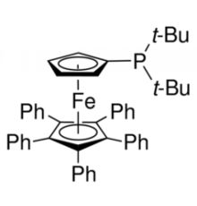 1,2,3,4,5-ПЕНТАФЕНИЛ-1 '- (ди-трет-бутилфосфино) ферроцен, CTC-Q-Фос, 95%, 0, Alfa Aesar, 5 г