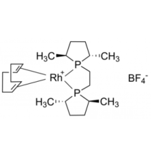 1,2-бис((2S,5S)-2,5-диметилфосфоlano)этан(циклооктадиен)родия(I) тетрафторборат, 97%, Acros Organics, 500мг