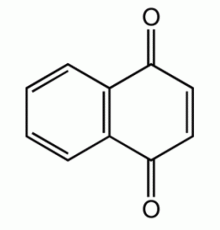 1,4-нафтохинона, 97 +% (сухого веса.), Продолжение следует. до 5% воды, Alfa Aesar, 500 г