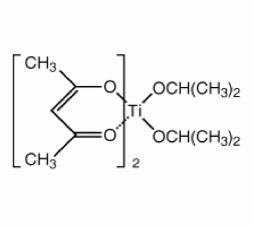 Титан (диизопропоксид) бис (2,4-пентандионат), 75% изопропанол, Alfa Aesar, в 100 г