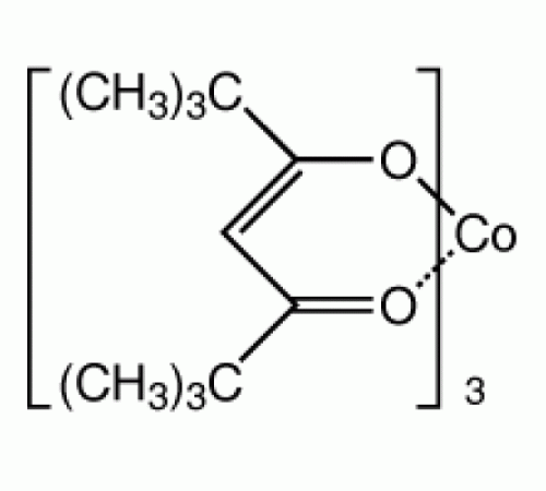 Трис (2,2,6,6-тетраметил-3, 5-гептандионато) кобальта (III), 99%, Alfa Aesar, 10 г