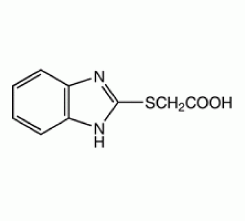 (2-Бензимидазолилтио) уксусной кислоты, 98%, Alfa Aesar, 25 г