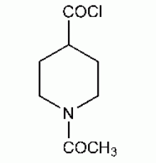 Хлорид 1-ацетилпиперидин-4-карбонил, 97%, может содержать до около 1M HCl, Alfa Aesar, свободный 5 г
