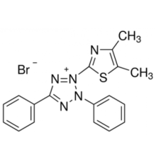 Тиазолил синий тетразолий бромид, 98%, Acros Organics, 250мг