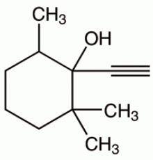1-этинил-2, 2,6-триметилциклогексанол, (E) + (Z), 97%, Alfa Aesar, 5 г