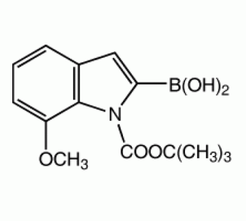 1-Вос-7-метоксииндол-2-бороновой кислоты, 98%, Alfa Aesar, 250 мг