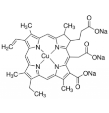 Хлорофиллин, медью тринатриевая соль, Alfa Aesar, 100г