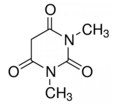 1,3-диметилбарбитуровая кислота, 98%, Acros Organics, 500г