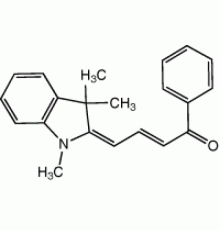 (2E, 4E) -1-фенил-4- (1,3,3-триметил-2-индолинилиден) -2-бутен-1-он, 95%, Alfa Aesar, 1г