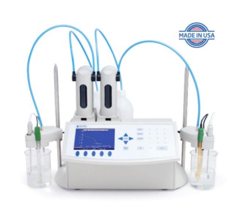 HI902C2-02 потенциометрический титратор, 2 изм. входа, 1 дозир.модуль 25 мл, мешалка